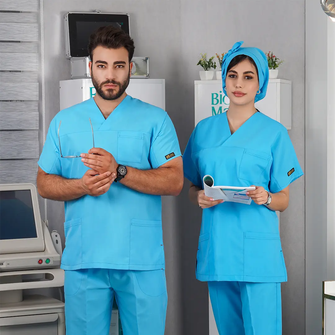 Turquoise-blue-pants-scrub2 اسکراب و شلوار برند سیزگی Cizgi