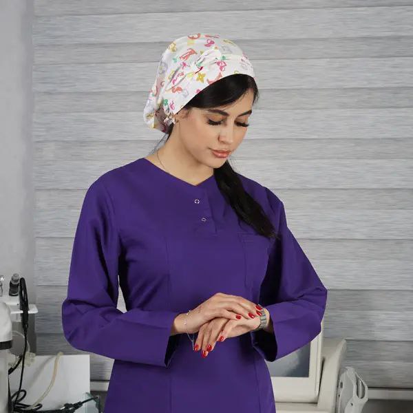 تونیک شلوار مدل (Cizgi Medical) رنگ بنفش